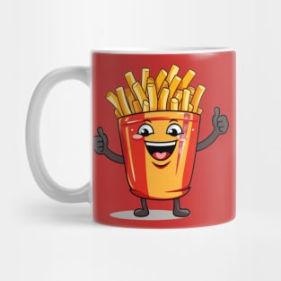 kawaii french fries T-Shirt cute potatofood funny Mug